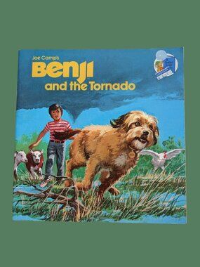 10/$25 Vintage 1981 Joe Camp's Benji and the Tornado Golden Look-Look Book